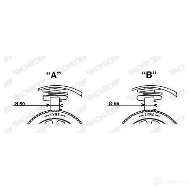 Амортизатор MONROE 5412096172533 G16495 EYJ8 OS 491425 изображение 4