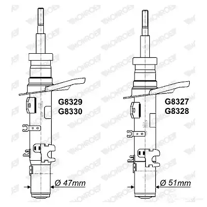 Амортизатор MONROE G8330 1437135947 4 2XJ8GN изображение 0