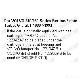 Амортизатор MONROE 1T7 VXPS 5412096039812 502493 MR950 - Изображение 1