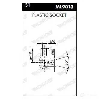 Амортизатор багажника MONROE 498185 ML5825 2YJL M 5412096348952 изображение 1