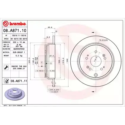 Тормозной диск BRECO U JNIV BV 6010 F32II 2362316