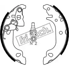 Тормозные колодки, комплект FRI.TECH. 1034.103 2372146 SB8W0 I NZXEPLS изображение 0