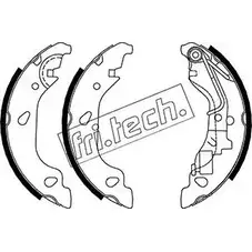 Тормозные колодки, комплект FRI.TECH. 2372149 42VI7SY 1034.104Y WUZR YA