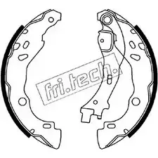 Тормозные колодки, комплект FRI.TECH. YUZ92 2372154 1034.109 OB IKOG