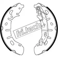 Тормозные колодки, комплект FRI.TECH. 2372173 JYMVR 1034.124 6 XCJN