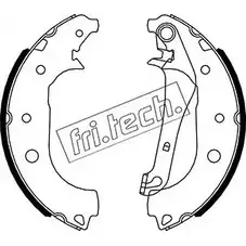 Тормозные колодки, комплект FRI.TECH. D2LQJ 86E3 L 2372239 1040.166