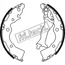 Тормозные колодки, комплект FRI.TECH. 2372290 1046.218 0QWIZM2 7 FR8MLP