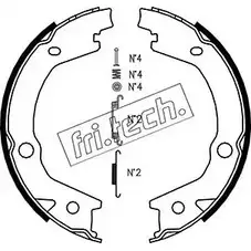 Тормозные колодки ручника, комплект FRI.TECH. 1046.220K 21I1 88 XGKZBC 2372294