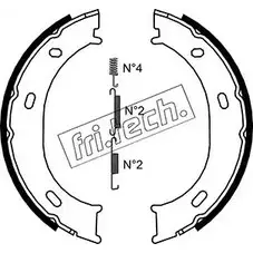 Тормозные колодки ручника, комплект FRI.TECH. 1052.126K 2372389 IYFHXW 7YM KKW изображение 0