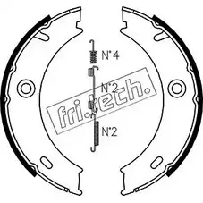 Тормозные колодки ручника, комплект FRI.TECH. 8B7H3VS 2DME U 2372391 1052.127K