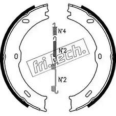Тормозные колодки ручника, комплект FRI.TECH. 1052.133K 2372403 XQ2IQ9N TE W1K5X