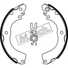 Тормозные колодки, комплект FRI.TECH. 98O OG THIDO 1067.204 2372505
