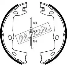 Тормозные колодки ручника, комплект FRI.TECH. 1073.159K VCT5MAF WMI3 7L 2372515 изображение 0