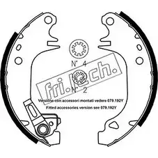 Тормозные колодки, комплект FRI.TECH. 1079.180Y 95HA Q 2372538 9K5ZY изображение 0