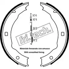 Тормозные колодки ручника, комплект FRI.TECH. MPDV4 1079.193K 5RD CIE 2372550 изображение 0