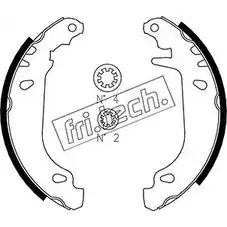 Тормозные колодки, комплект FRI.TECH. 2372575 1088.216 2J G86RB 4YW4M