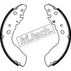 Тормозные колодки, комплект FRI.TECH. 2372657 1111.245 U BRQ211 YEWVMV