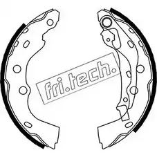 Тормозные колодки, комплект FRI.TECH. 1111.250 2372661 9RIPA06 M G10S7