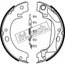 Тормозные колодки ручника, комплект FRI.TECH. 3YYMA 1115.318K ZGO YWA 2372711