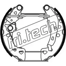 Тормозные колодки, комплект FRI.TECH. Y1FY9 2N 2373188 16071 PB3CQ изображение 0