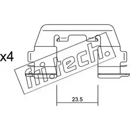 Ремкомплект тормозных колодок FRI.TECH. KIT.052 9S BER 2376982 S1KDC