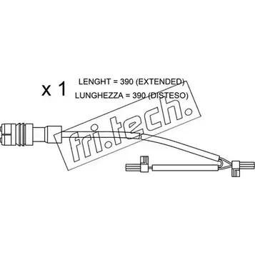 Датчик износа тормозных колодок FRI.TECH. SU.264 2377945 QYOYV3M 9ZR83 I