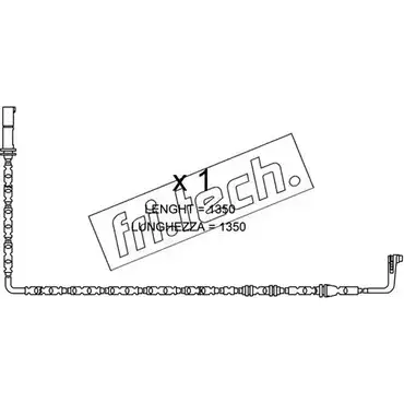 Датчик износа тормозных колодок FRI.TECH. SU.286 2377962 ACYLD 95ML 7