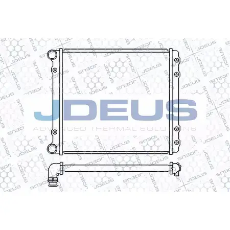 Радиатор охлаждения двигателя JDEUS Z Q61V ET0CTJ 001M18 2378021