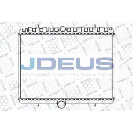 Радиатор охлаждения двигателя JDEUS 007M27 2378054 XJ3N1ZI 2FH 6AK