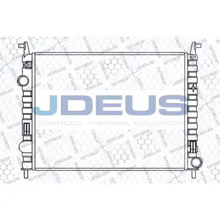 Радиатор охлаждения двигателя JDEUS 011M65 2MUS 42G 2378071 8K296K изображение 0