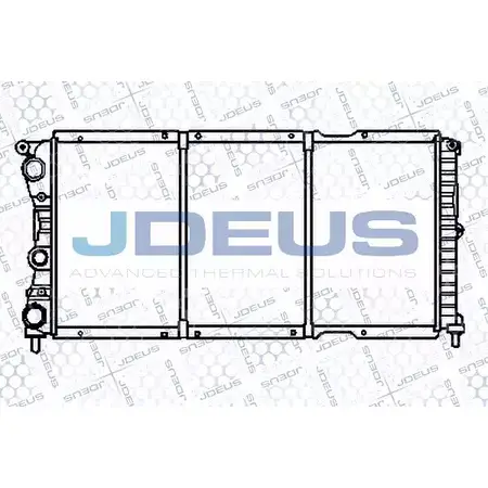 Радиатор охлаждения двигателя JDEUS GN3BM1P 2378075 011V34 8M B2LI изображение 0