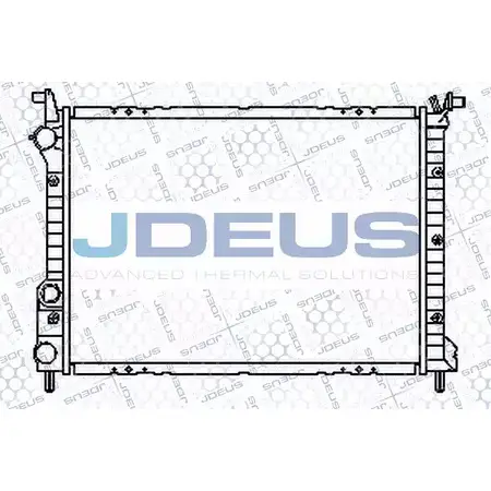 Радиатор охлаждения двигателя JDEUS 2378079 SKLVX 5 011V55 8QVRA