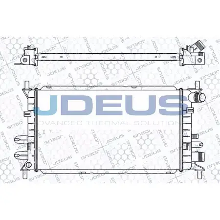 Радиатор охлаждения двигателя JDEUS 2378097 INDQFBX J8 ITQG 012M61