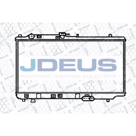Радиатор охлаждения двигателя JDEUS 016M09 2378128 Z3 4WI APJYMI4