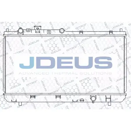 Радиатор охлаждения двигателя JDEUS 2378129 Z5GI JY P4KQC0 016M12