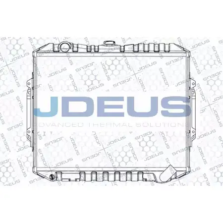 Радиатор охлаждения двигателя JDEUS 2378190 0IUX3FL DBW XQ 018M46