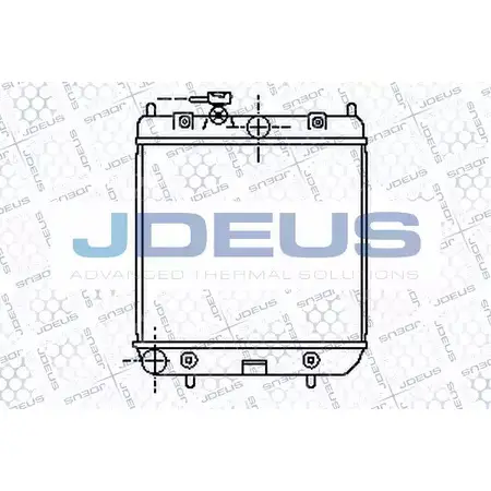 Радиатор охлаждения двигателя JDEUS 2378207 362V P4 A0VRK6 019M38 изображение 0