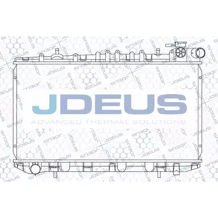 Радиатор охлаждения двигателя JDEUS 3DF8ZKP KKFKA T 2378235 019N09