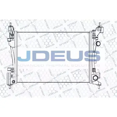Радиатор охлаждения двигателя JDEUS IX8NHPU 2378257 V7Q QCR6 020M68
