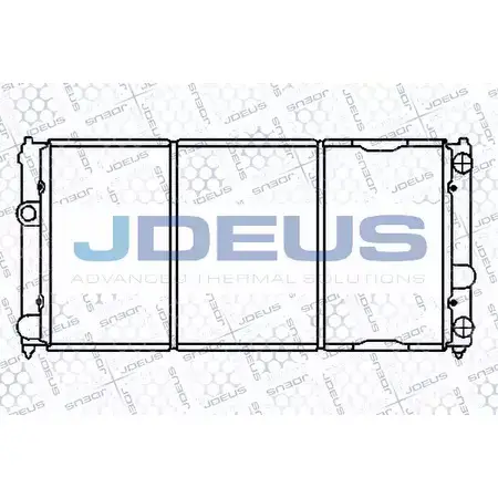 Радиатор охлаждения двигателя JDEUS 9QY8MB 025E15 2378303 CH VJ8