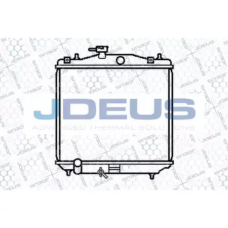 Радиатор охлаждения двигателя JDEUS Y QNMK HLRTJ46 026M01 2378309