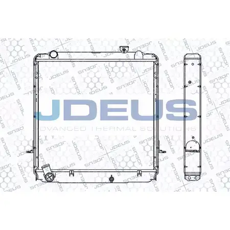 Радиатор охлаждения двигателя JDEUS Q4 5HZ 2378339 ZHOQW 028M59A