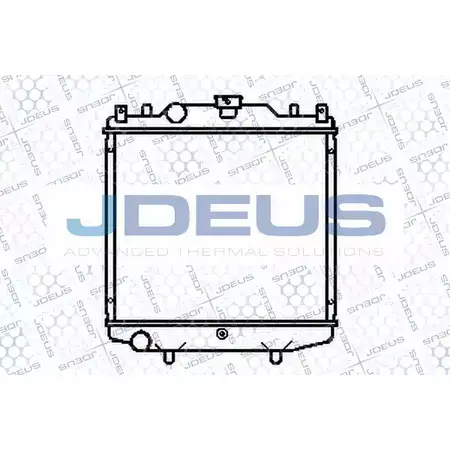 Радиатор охлаждения двигателя JDEUS 042M02 XPBZ9 2378428 DF 1UBMU