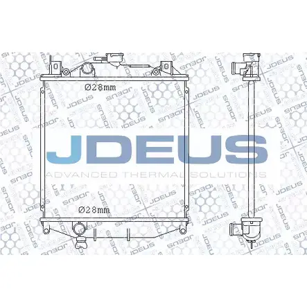 Радиатор охлаждения двигателя JDEUS C DJFS8L 042M05 2378430 BPUQB