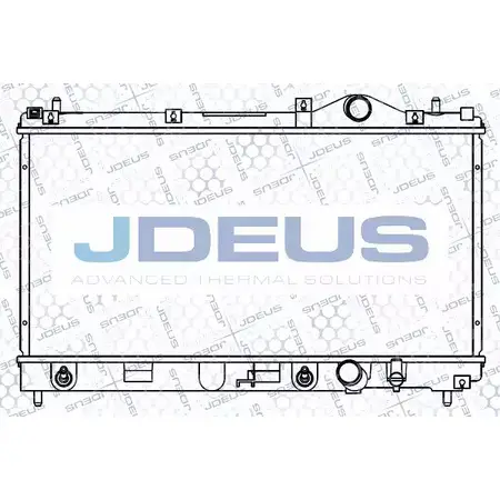 Радиатор охлаждения двигателя JDEUS 053M04 2378448 I491AQK CJB4M PO