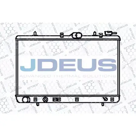 Радиатор охлаждения двигателя JDEUS S1AB0 C6DB7V O 2378454 054M03
