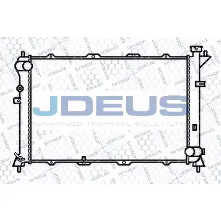 Радиатор охлаждения двигателя JDEUS MU PC1J 7QU1GB 054M11 2378460