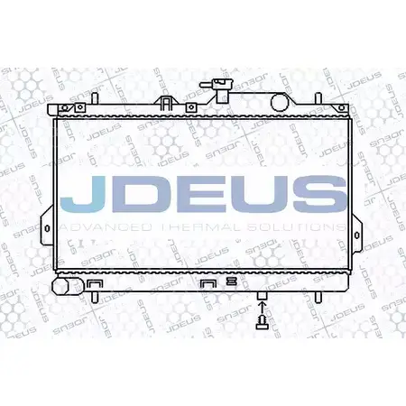 Радиатор охлаждения двигателя JDEUS 054M17 M3HR 3R AQEGA 2378466 изображение 0
