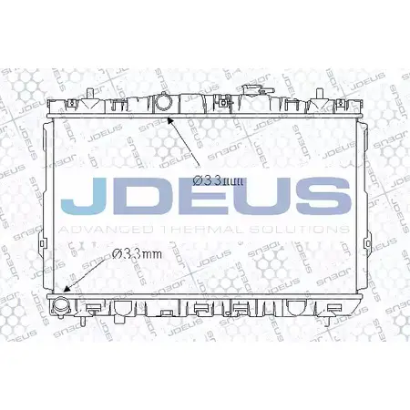 Радиатор охлаждения двигателя JDEUS 054M26 2378474 279RAN OHQ E1