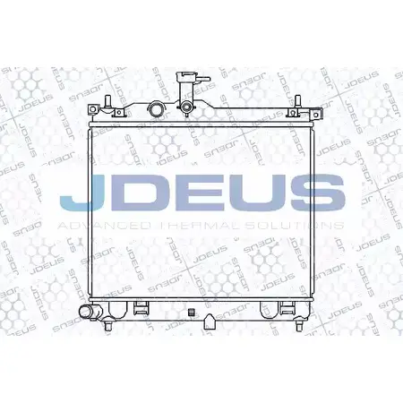 Радиатор охлаждения двигателя JDEUS 054M35 2378482 HHQU 37W JEYRWE изображение 0